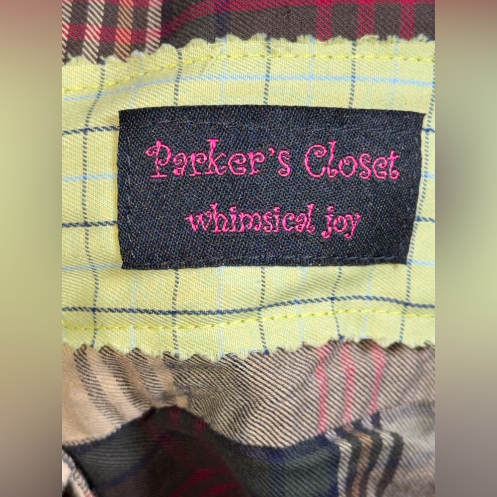 Upcycled Plaid Patchwork Tunic - Multicolor - Picture 3 of 7